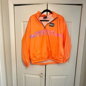 Nike Mesh Jacket with Orange Lining